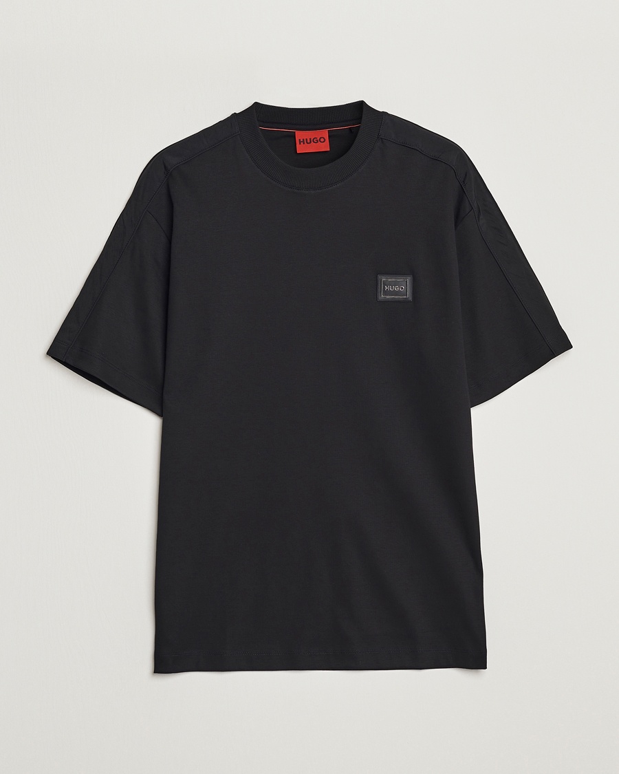 Herre | | HUGO | Dalix Logo Crew Neck T-Shirt Black