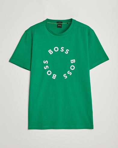 Herre | BOSS GREEN | BOSS GREEN | Circle Logo Crew Neck T-Shirt Open Green