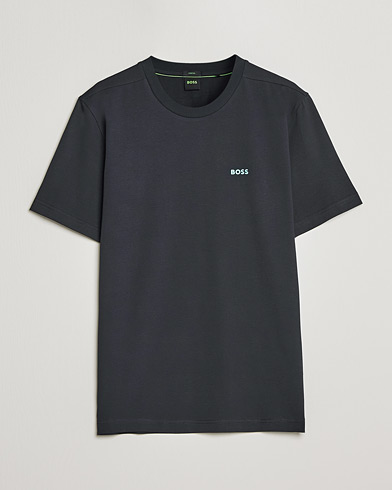 Herre |  | BOSS GREEN | Logo Crew Neck T-Shirt Dark Blue