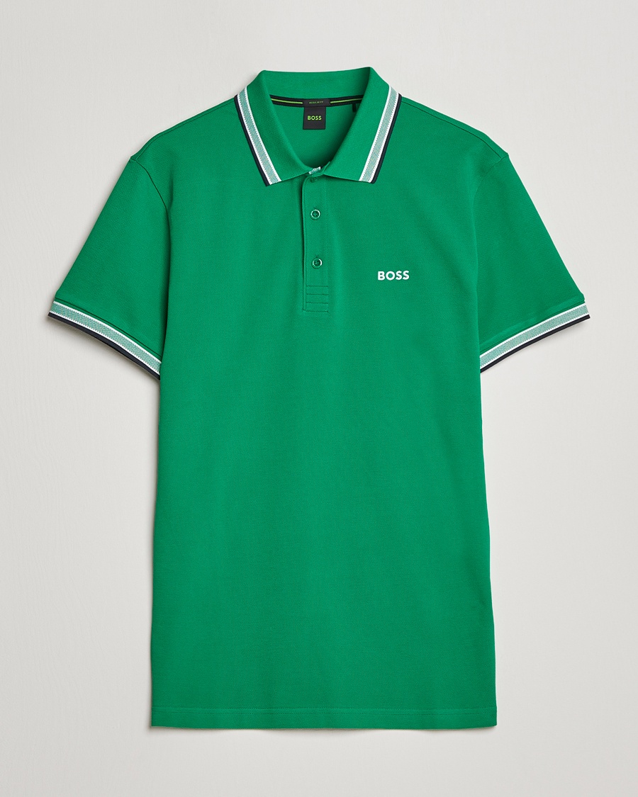 Herre | | BOSS Athleisure | Paddy Piké Open Green