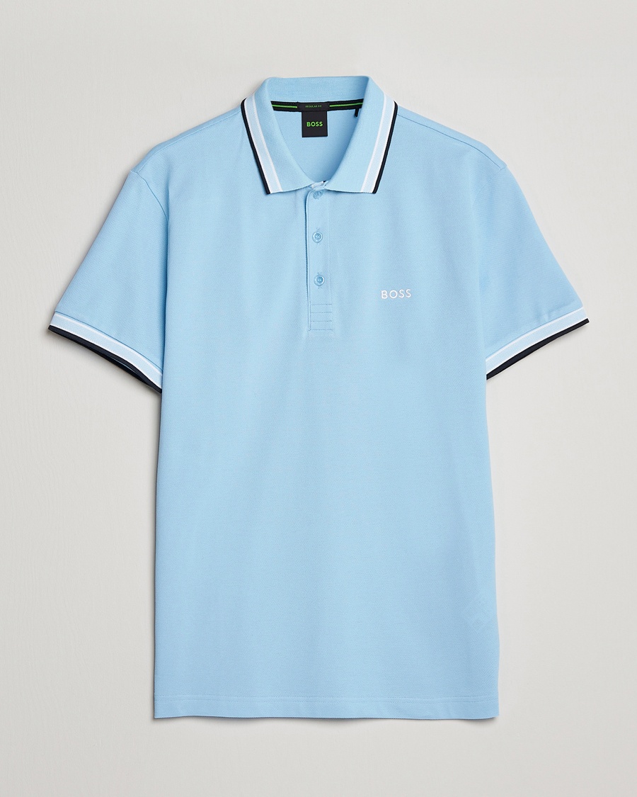 Herre | | BOSS Athleisure | Paddy Piké Pastel Blue