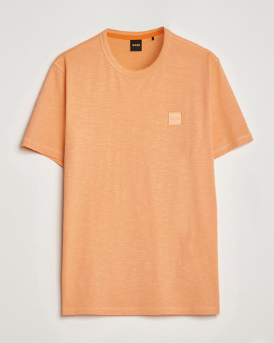 Herre | BOSS ORANGE | BOSS ORANGE | Tegood Slub Crew Neck T-Shirt Pastel Orange