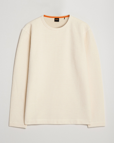 Herre | Pullovers rund hals | BOSS ORANGE | Tempesto Sweater Light Beige