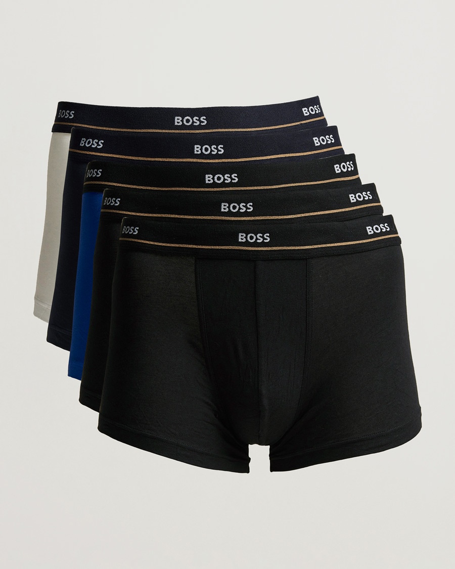 Herre | | BOSS BLACK | 5-Pack Trunk Boxer Black/Navy/Blue/White