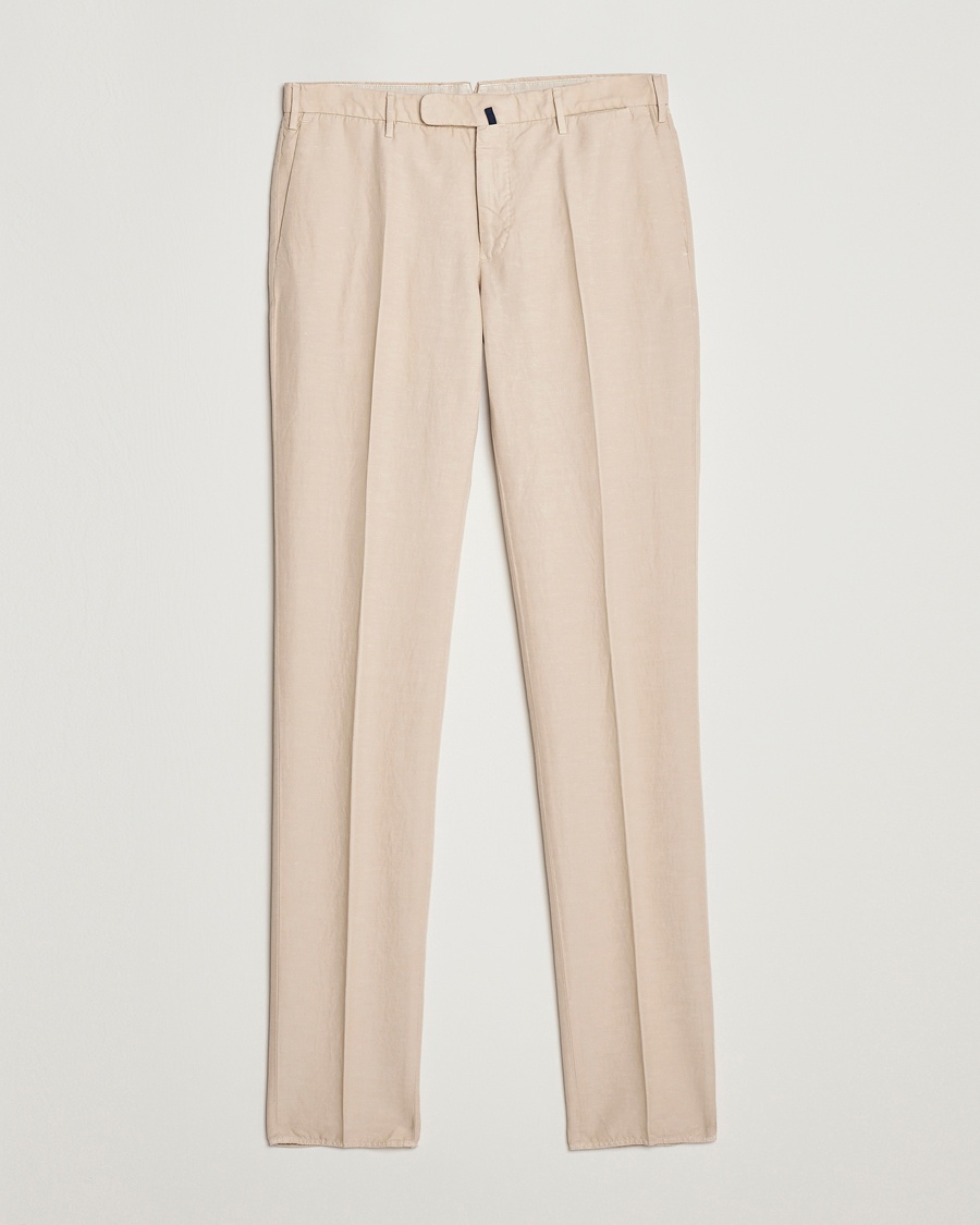 Herre | | Incotex | Slim Fit Chinolino Trousers Beige