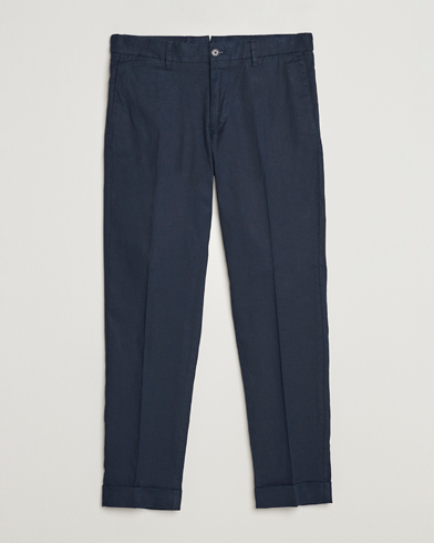 Herre |  | J.Lindeberg | Grant Stretch Cotton/Linen Trousers Navy