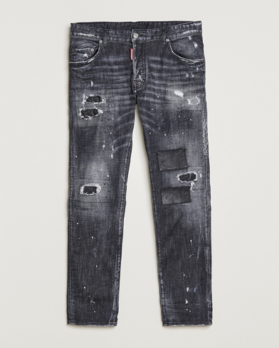 Herre | Grå jeans | Dsquared2 | Skater Jeans Medium Black Wash