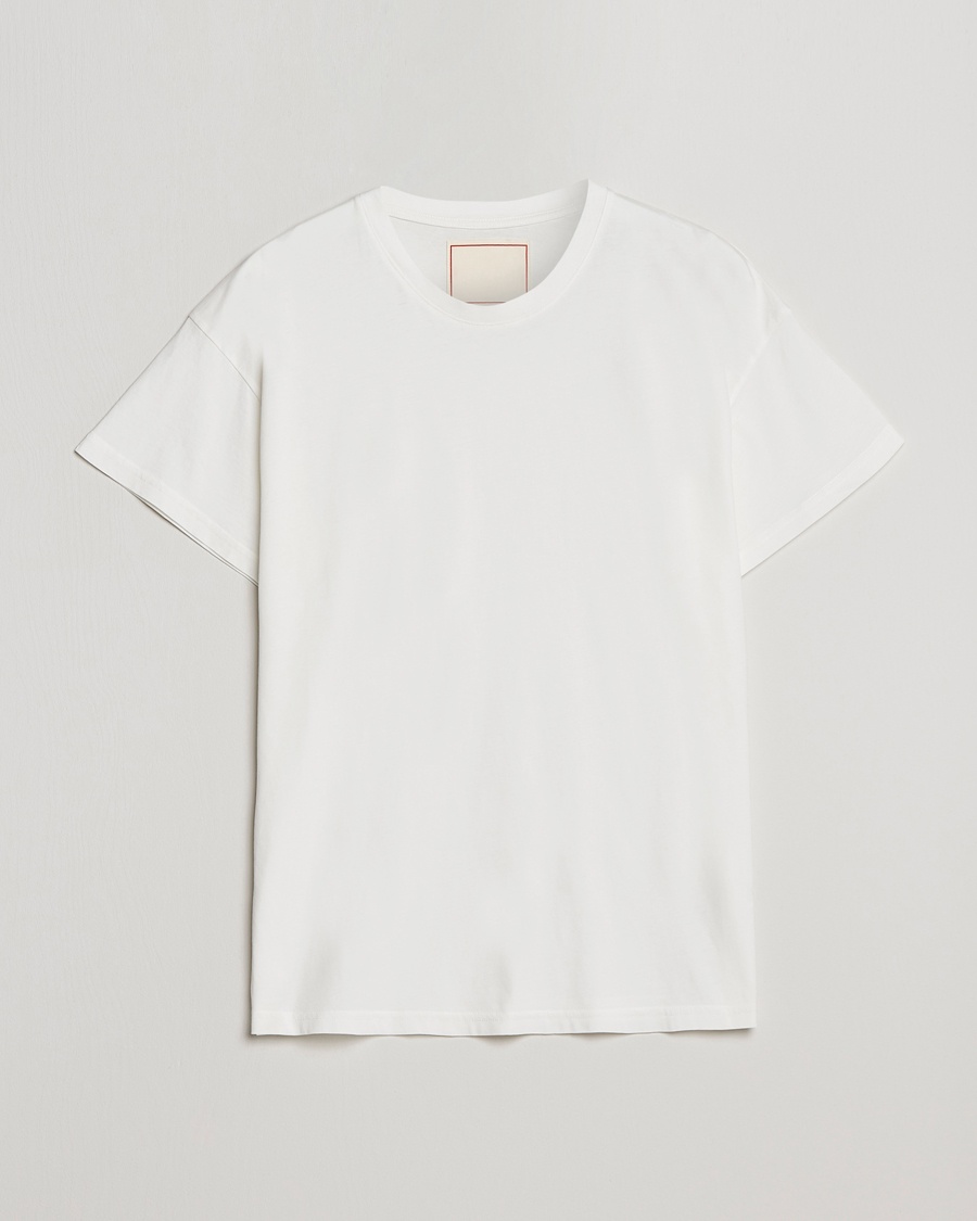 Herre | Hvite t-shirts | Jeanerica | Marcel Crew Neck T-Shirt White
