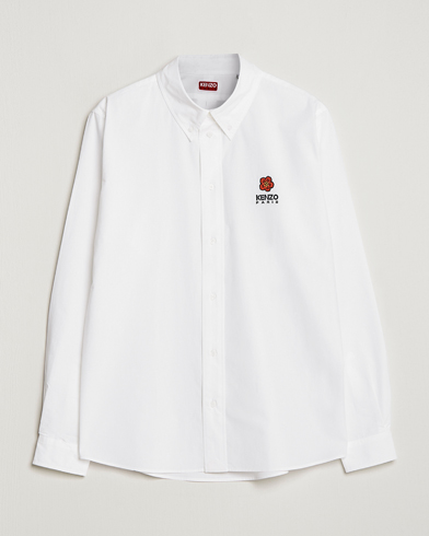 Herre | Casualskjorter | KENZO | Boke Flower Crest Casual Shirt White