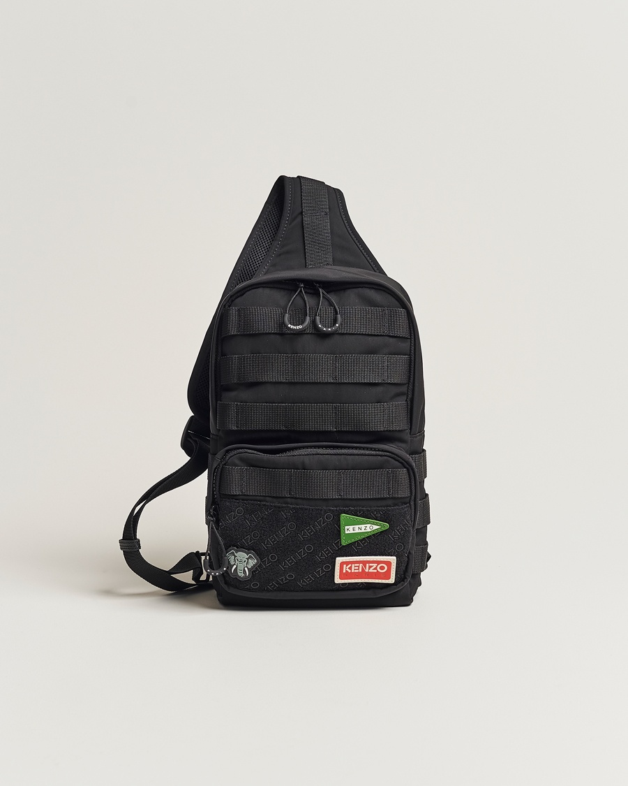 Herre | | KENZO | One Shoulder Backpack Black