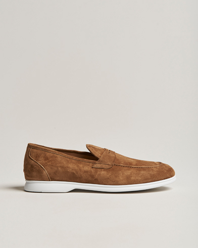 Herre | Loafers | Kiton | Summer Loafers Brown Suede