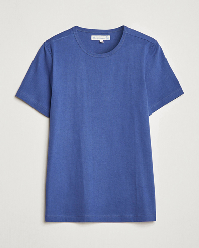 Herre | Merz b. Schwanen | Merz b. Schwanen | 1950s Classic Loopwheeled T-Shirt Pacific Blue