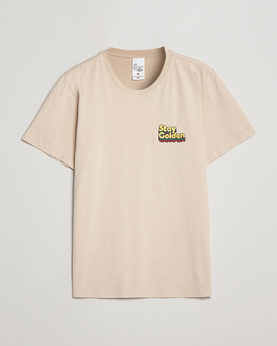 Herre | Nudie Jeans | Nudie Jeans | Roy Logo Crew Neck T-Shirt Cream