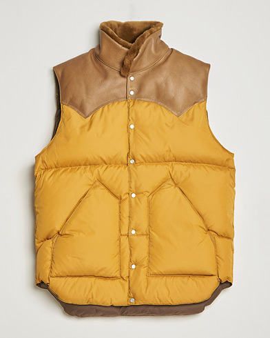 Herre | Japanese Department | Rocky Mountain Featherbed | Christy Vest Mustard Yellow