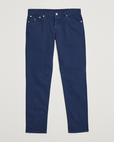 Herre | Brunello Cucinelli | Brunello Cucinelli | Slim Fit 5-Pocket Pants Dark Blue