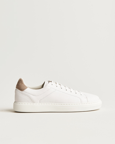 Herre | Hvite sneakers | Brunello Cucinelli | Plain Sneaker White