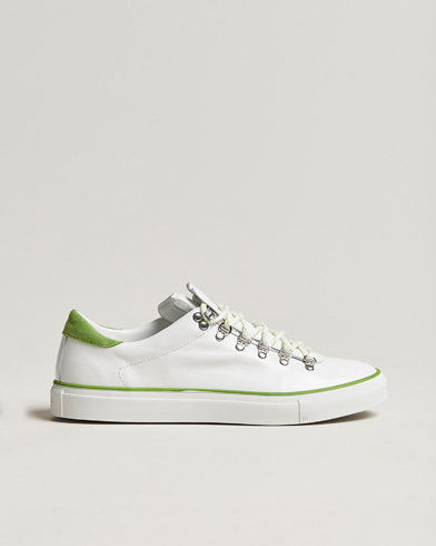 Herre |  | Diemme | Marostica Low Sneaker White Nappa Lime