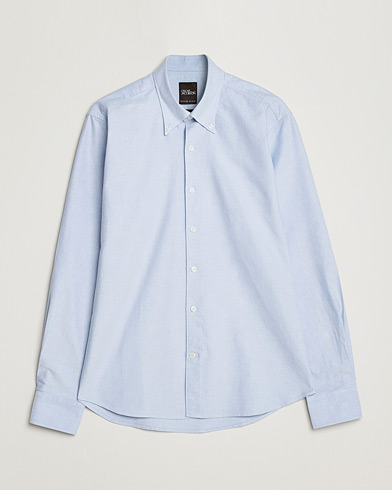 Herre |  | Oscar Jacobson | Regular Fit Button Down Oxford Shirt Light Blue