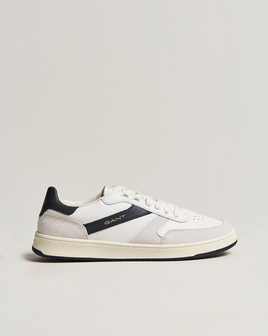 Herre | | GANT | Goodpal Sneaker White/Marine/Sand Suede