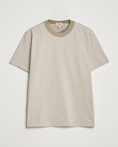 Herre | Armor-lux | Armor-lux | Héritage Stripe T-Shirt Blanc/Argile