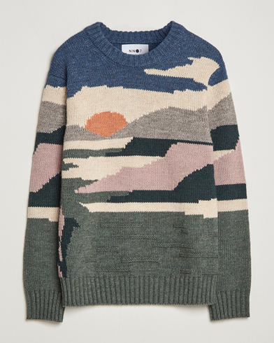 Herre |  | NN07 | Jason Sunset Knitted Sweater Multi