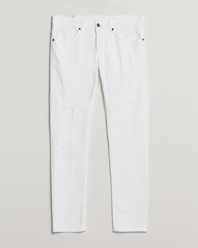 Herre | Hvite jeans | Dondup | George Jeans White