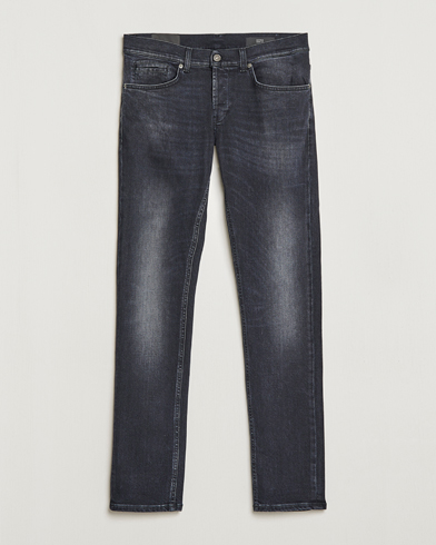 Herre | Svarte jeans | Dondup | George Jeans Worn Black