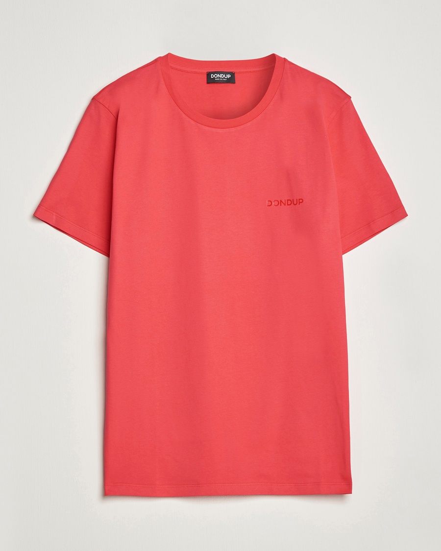 Herre | | Dondup | Crew Neck Tee Coral