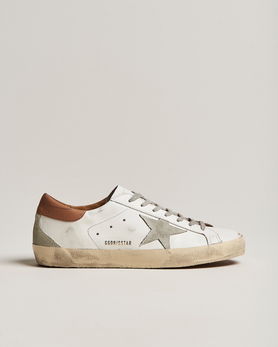 Herre | | Golden Goose Deluxe Brand | Super-Star Sneakers White/Brown