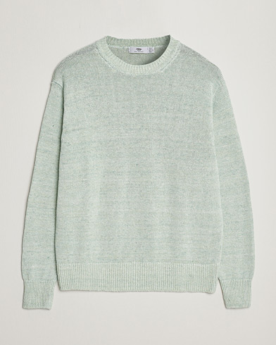 Herre |  | Inis Meáin | Donegal Washed Linen Crew Neck Mint
