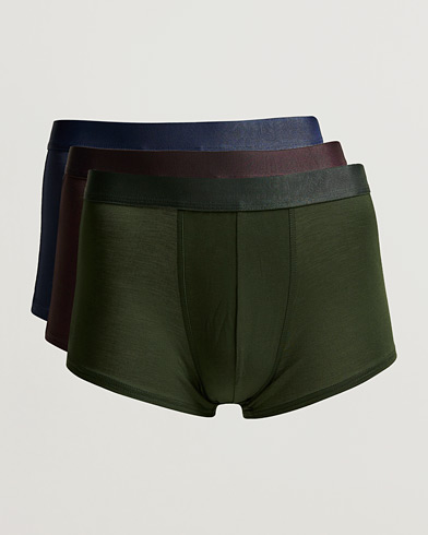 Herre | Trunks | CDLP | 3-Pack Boxer Trunk Navy/Army/Brown