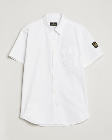 Herre |  | Belstaff | Short Sleeve Pitch Shirt White