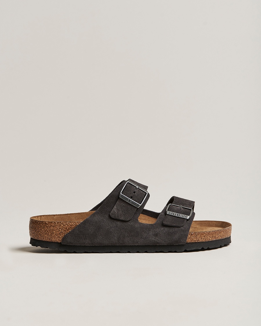 Herre | | BIRKENSTOCK | Arizona Soft Footbed Velvet Gray