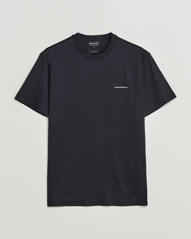 Herre | Emporio Armani | Emporio Armani | Tencel T-Shirt Navy