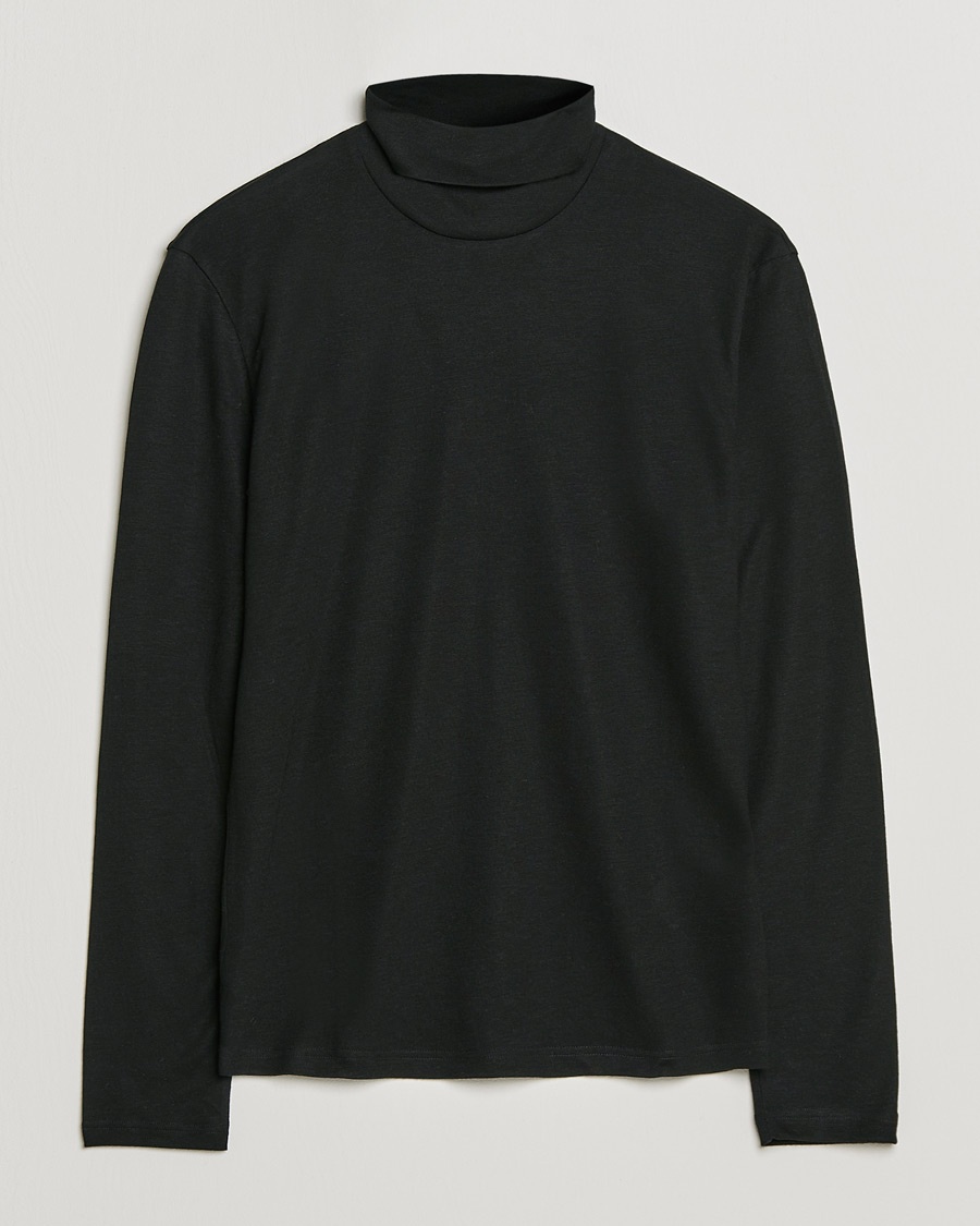 Herre | | Filippa K | Jersey Lyocell Turtleneck Black