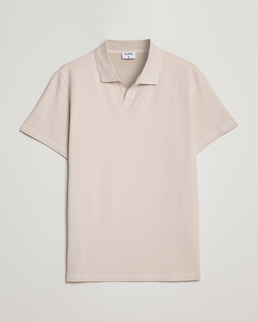 Herre | | Filippa K | Stretch Cotton Polo Tee Sand
