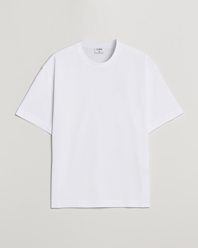 Herre | Hvite t-shirts | Filippa K | Heavy Cotton Crew Neck Tee White