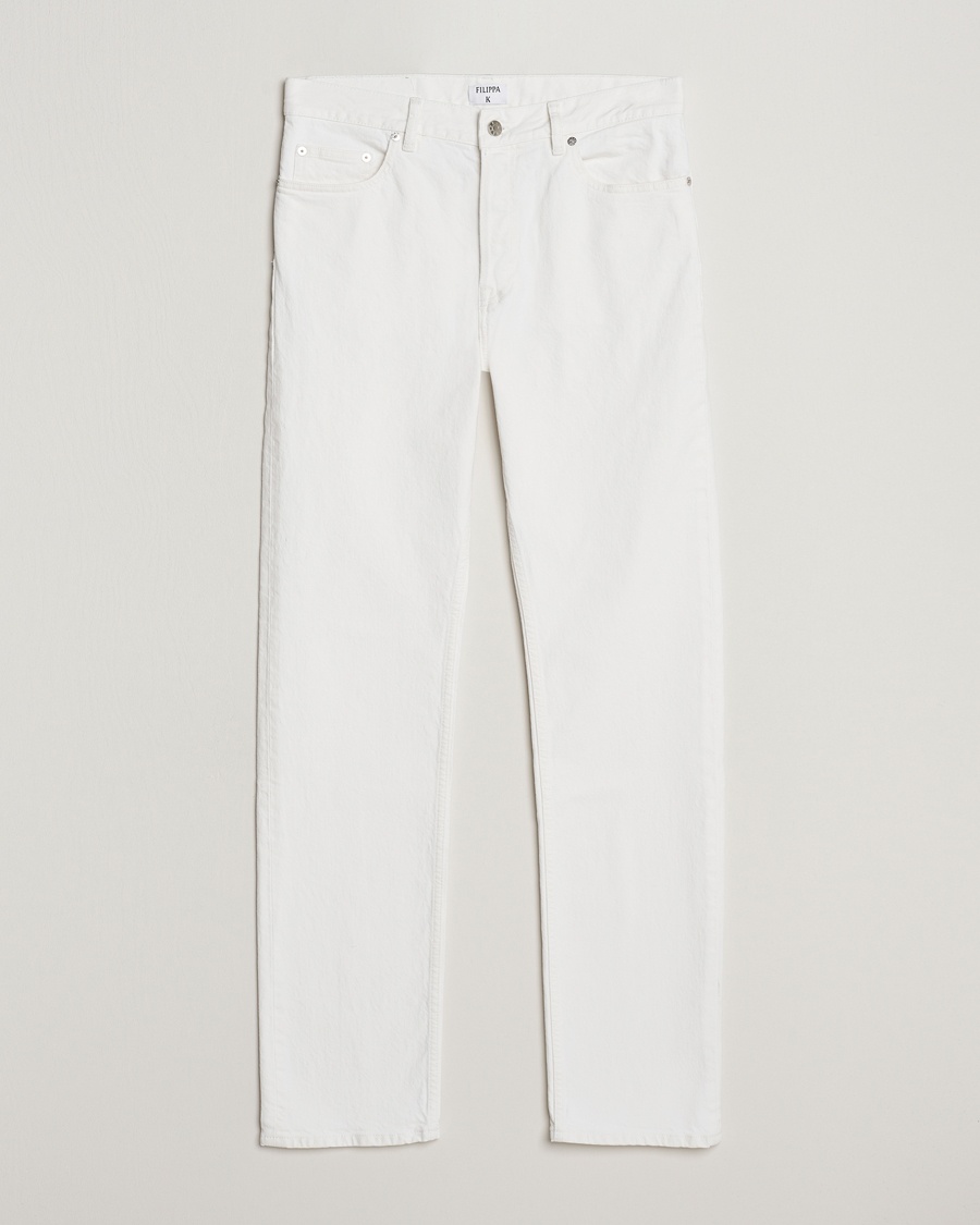 Herre | | Filippa K | Classic Straight Jeans Washed White