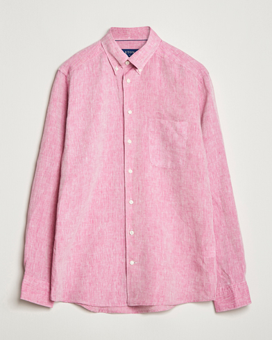 Herre | Linskjorter | Eton | Slim Fit Linen Shirt Pink
