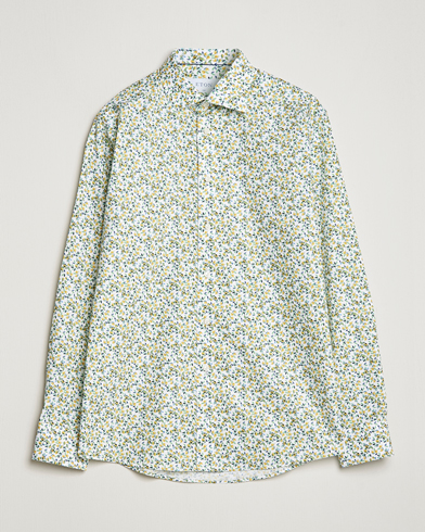 Herre |  | Eton | Signature Twill Slim Fit Shirt Lemon Print