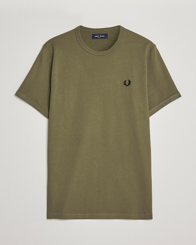Herre |  | Fred Perry | Ringer T-Shirt Unifrom Green