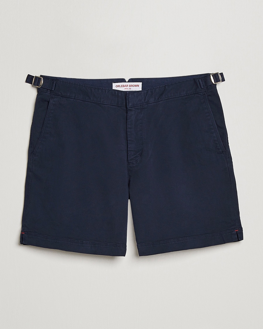 Herre | Chinosshorts | Orlebar Brown | Bulldog Cotton Stretch Twill Shorts Dark Navy