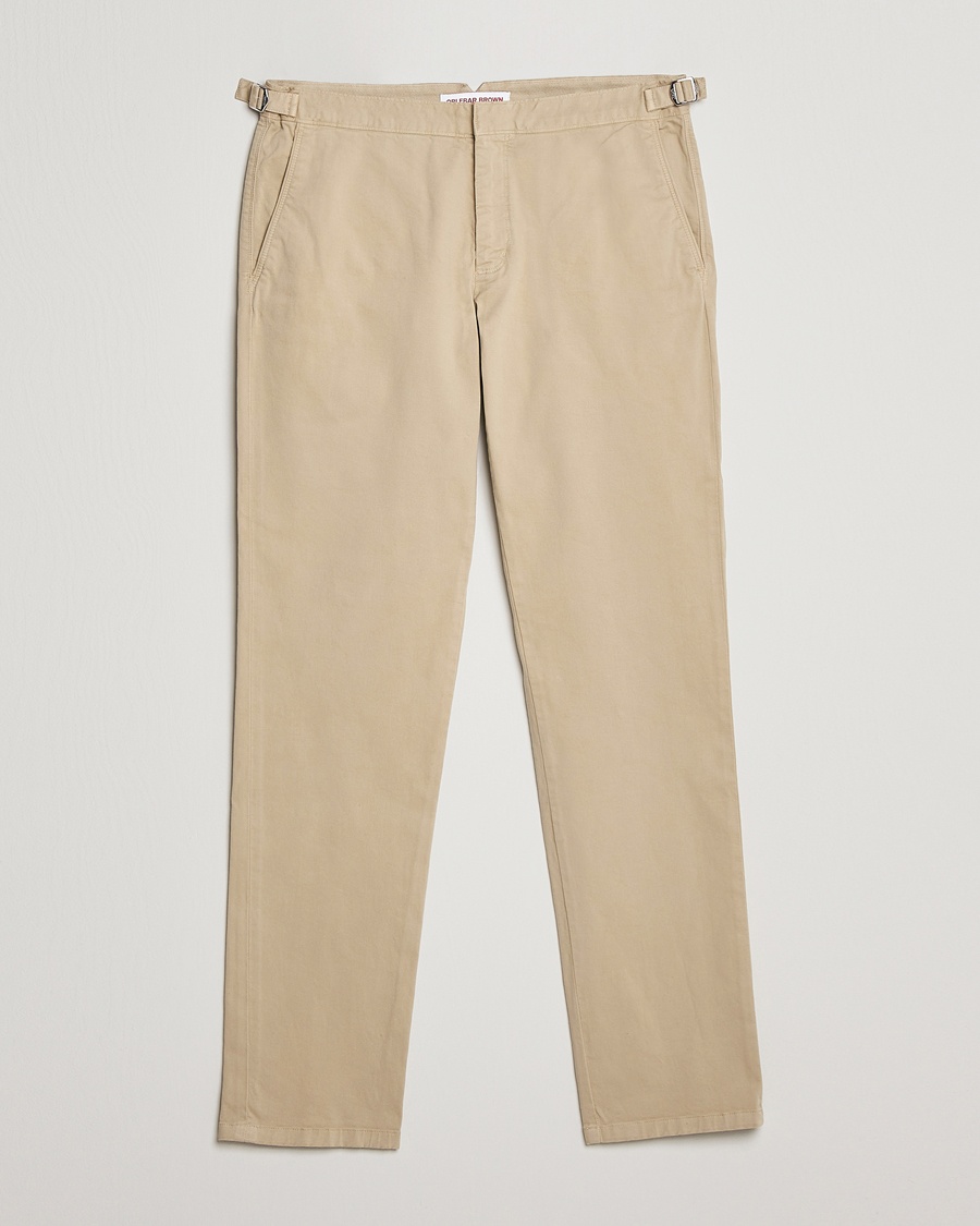 Herre | Orlebar Brown | Orlebar Brown | Fallon Stretch Cotton Chinos Sand Dune