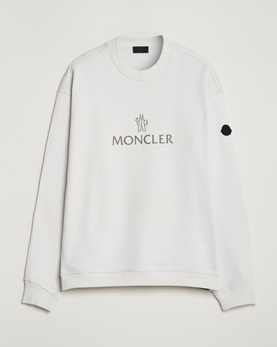 Herre | Gensere | Moncler | Lettering Logo Sweatshirt White