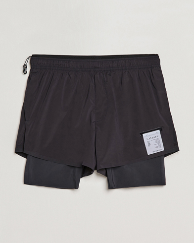 Herre | Active | Satisfy | TechSilk 8 Inch Shorts Black