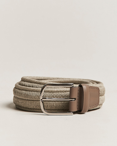 Herre |  | Orciani | Elasticated Belt 3,5 cm Grey