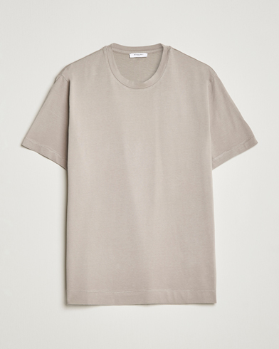 Herre | Boglioli | Boglioli | Short Sleeve T-Shirt Washed Grey