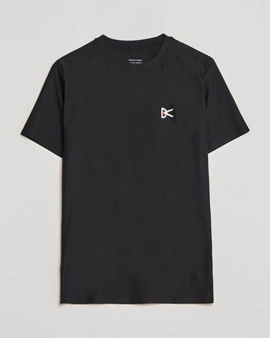 Herre | Gensere | District Vision | Aloe-Tech Short Sleeve T-Shirt Black