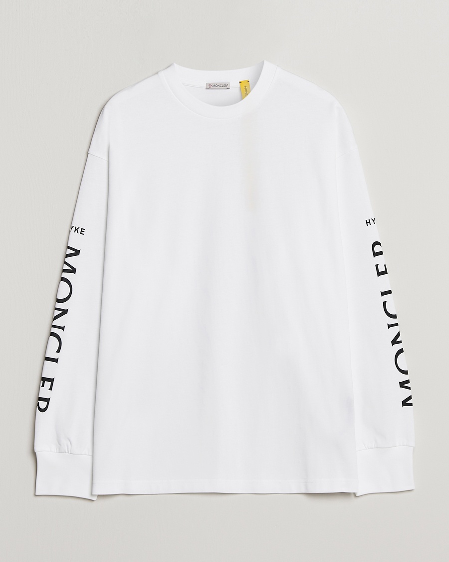 Herre | | Moncler Genius | 4 Moncler Hyke Long Sleeve T-Shirt White