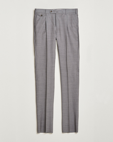 Herre |  | PT01 | Gentleman Fit Wool Trousers Light Grey